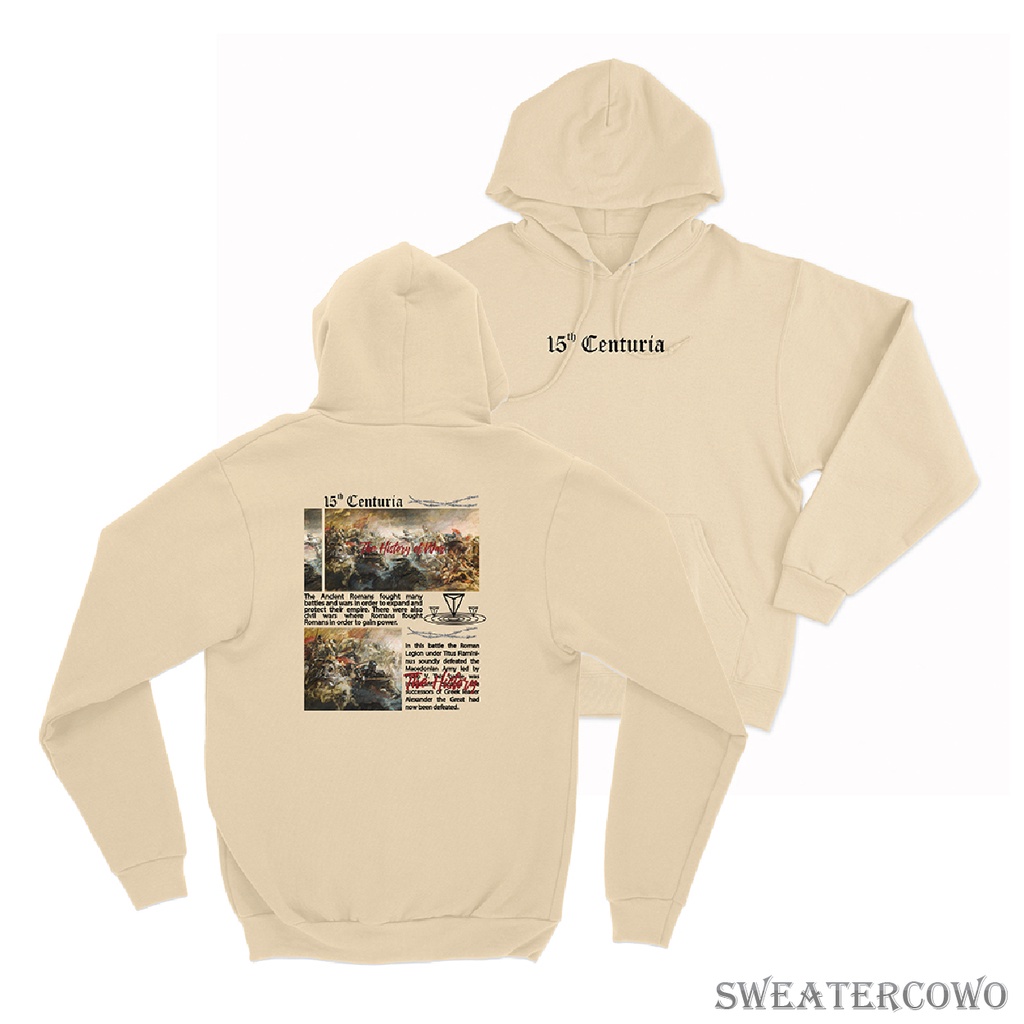 Sweaterpolos Hoodie Jumper CENTURIA ( Sablon ) Unisex Pria &amp; Wanita