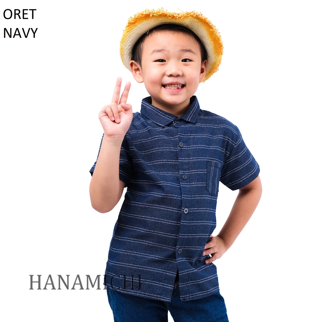 Hanamichi ORET Kemeja Anak Lengan Pendek