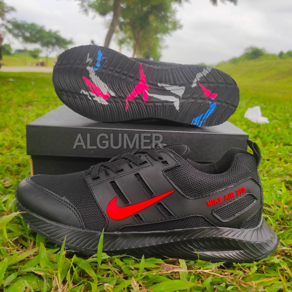 SEPATU  NIK AIR270  PRIA DAN WANITA / SNEAKERS PRIA DAN WANITA / SEPATU COUPLE / SEPATU SEKOLAH/SEPATU KERJA HITAM / SNEAKERS PASANGAN SNEAKERS  WANITA / SEPATU WANITA TERBARU / LENTUR DAN RINGAN / SEPATU JOGGING / SEPATU OLAHRAGA WANITA / SEPATU SPORT A