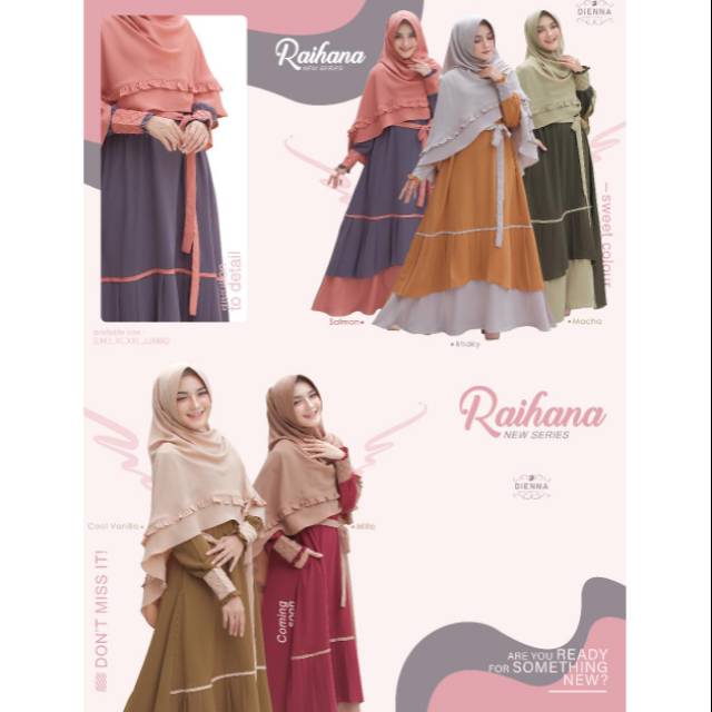 Raihana Gamis Set by Dienna