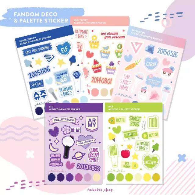 

Korean Fandom sticker tape