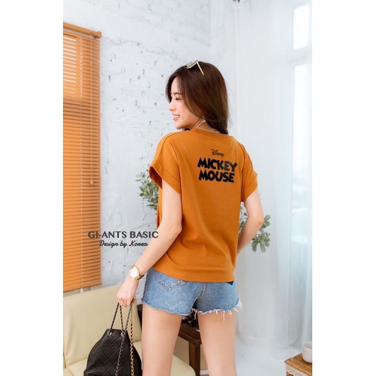 KAOS GIANTS BASIC/ GIANTS STUDIO MODEL MICKY TULISAN BELAKANG IMPORT BANGKOK (BJGB210)