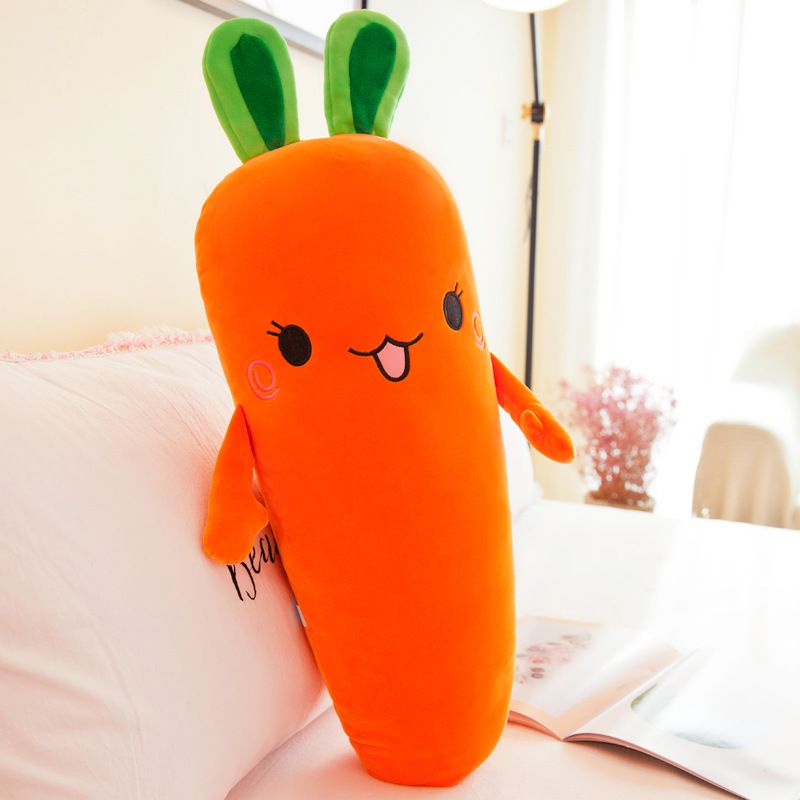 70cm Mainan Soft Stuffed Animals Carrot Sleeping Pillow Doll Plush Toy Cushion Kids Toy Gift Boneka