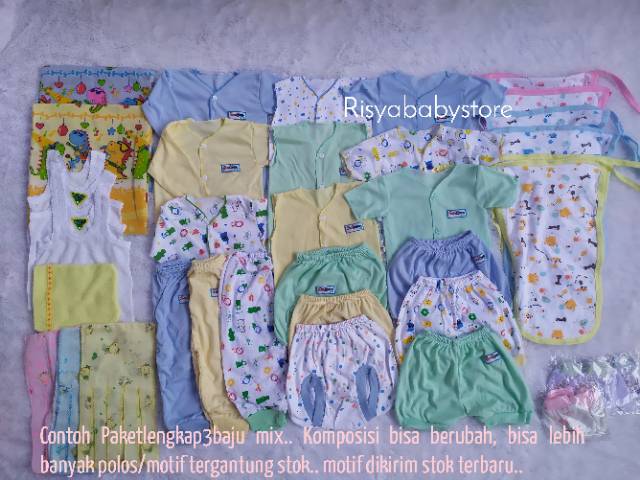 Paket perlengkapan bayi baru lahir Paket baju bayi SNI newborn