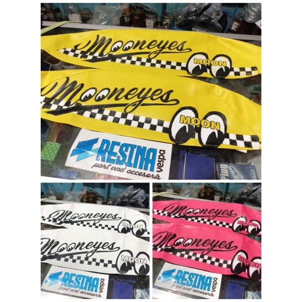 sarung cover tepong vespa super sprint px pxe excel motif moon eyes