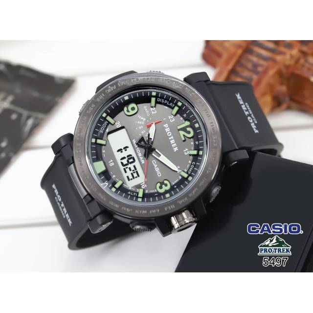 Jam Tangan Pria Dual Time CASIO PROTECTOR CEO1003