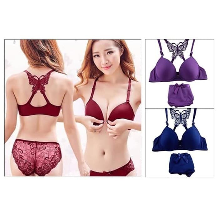 ❄️MATCHA❄️ [ SET BRA + CD ] BRA BUTTERFLY / BRA KUPU-KUPU