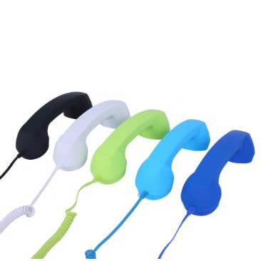 Cocophone Headset anti radiasi hp laptop model gagang telepon [READY STOCK]