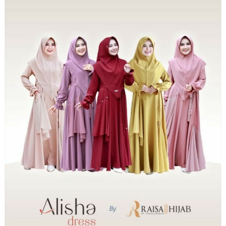 Alisha Dress by Raisa Hijab ll READY STOCK