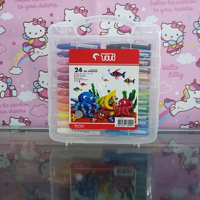

Crayon titi oil pastels 24 warna