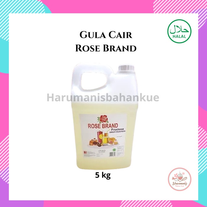 

Gula cair Rose Brand Fructose Fruktosa 5kg