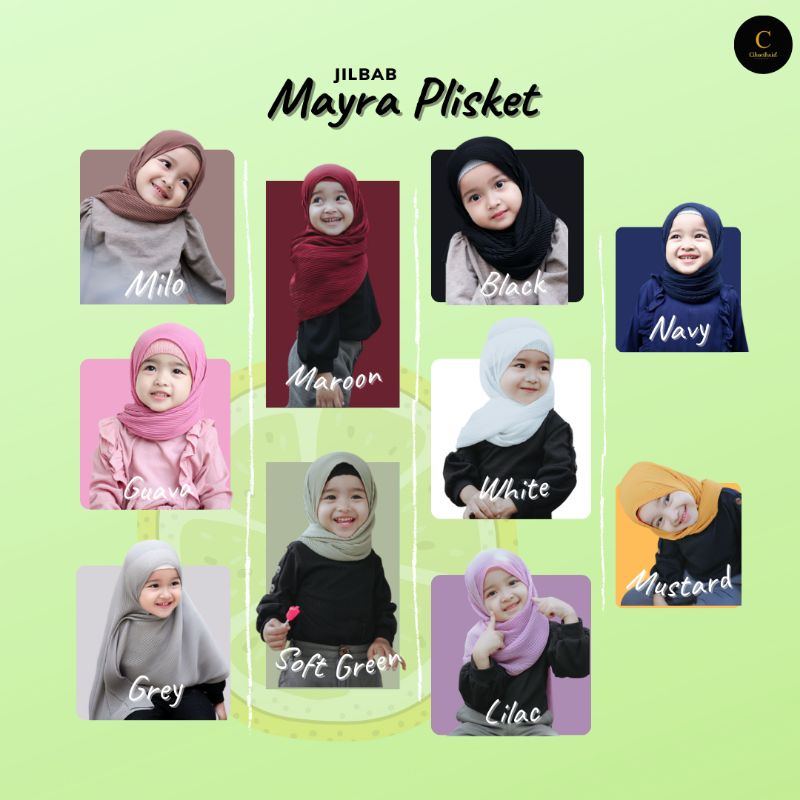 JILBAB MAYRA PLISKET / JILBAB PLISKET / PASHMINA PLISKET