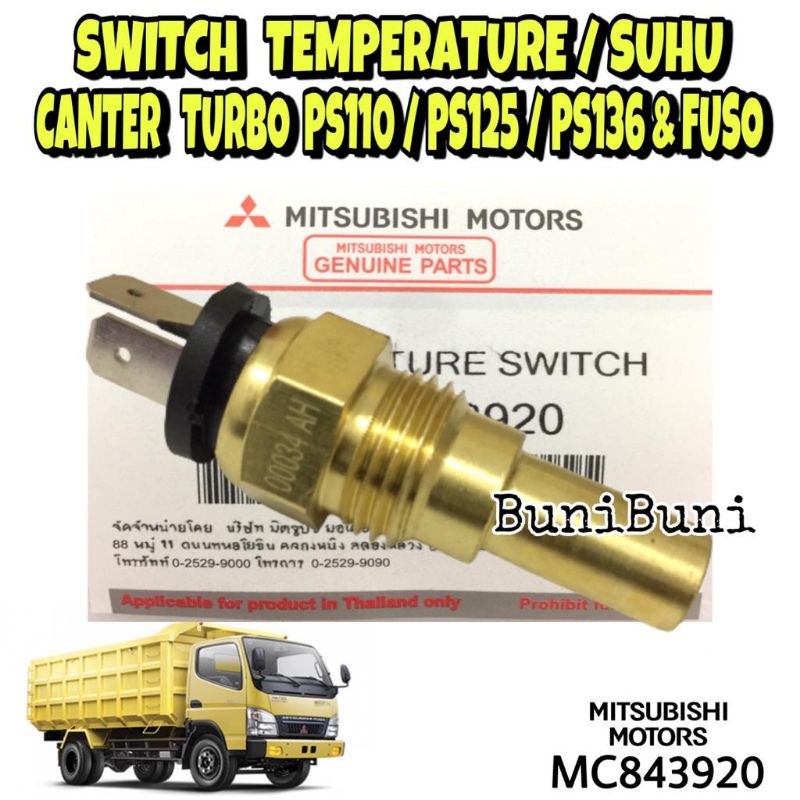 Switch Temperatur / Panas Mobil Truk Canter Turbo / L300 &amp; Kuda Diesel / Fuso PS190