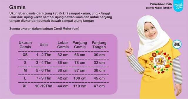 Gamis Anak Moslem Kids