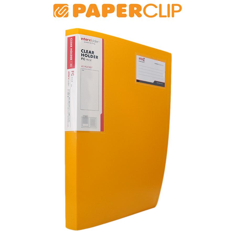 

CLEAR HOLDER INTERX CHX140F FC ISI 40 YELLOW