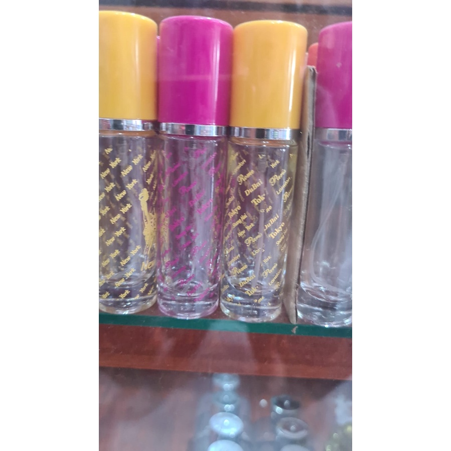 [ PER LUSIN ] Botol Parfum MOTIF TULISAN 15ml Botol Parfum Kosong Botol Parfum Murah Botol Parfum Ka