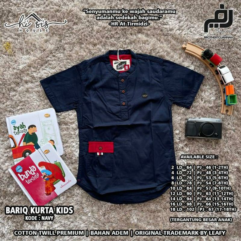 bariq kurta kids ORI leafy