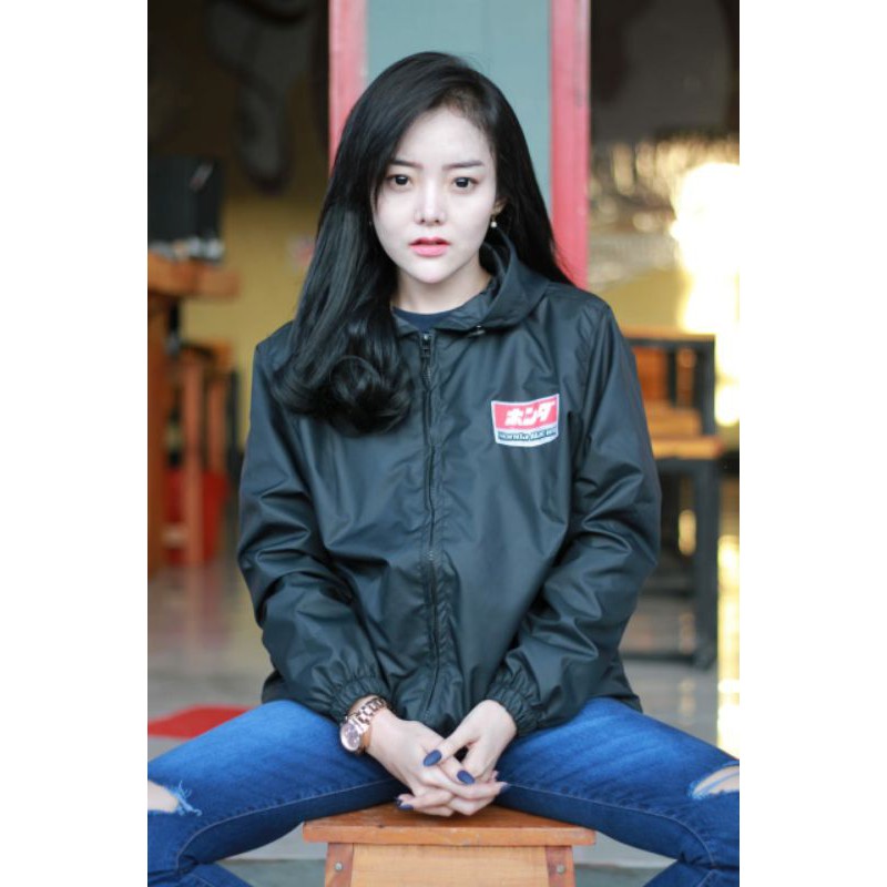 RacingOne / Jaket Parasut Honda Racing / Waterproof Premium Quality