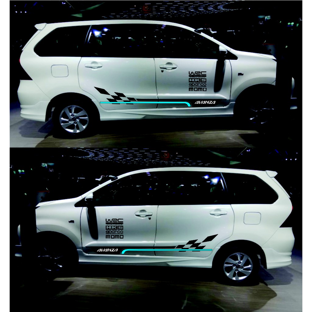 Jual Promo Stiker Sticker Mobil Stiker List Stripe Avanza Stiker Avanza Striping Avanza Indonesia Shopee Indonesia