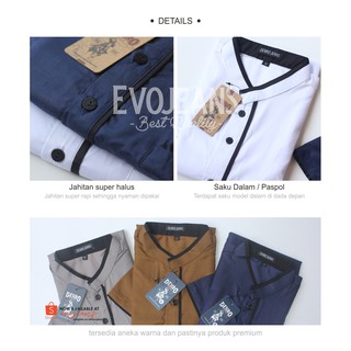 Baju Koko Kurta Pria Muslim Best Seller Bahan Premium Baju Koko Kurta Pria Muslim Best Seller Bahan Premium