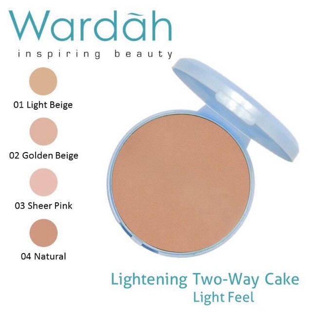❤️ Cloudy ❤️ WARDAH Lightening Two Way Cake Light Feel