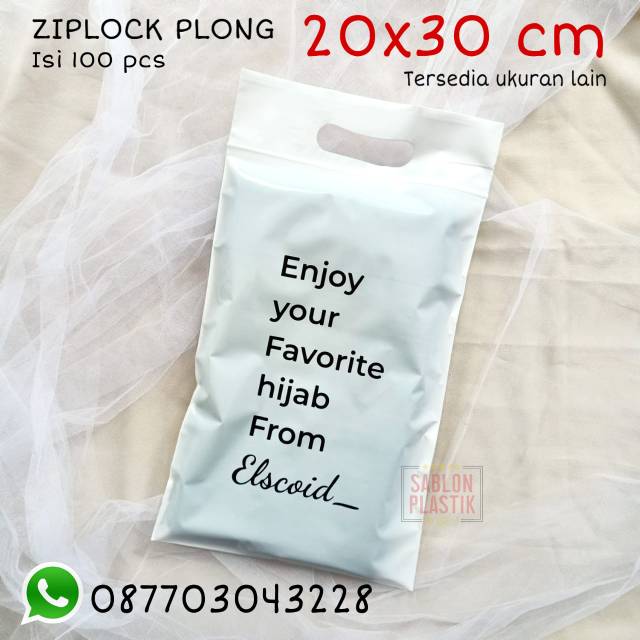  Plastik ziplock plong  20x30    Save 61 