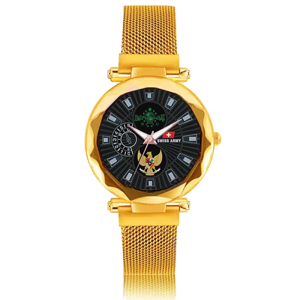 Jam Tangan Wanita Custom - NU-GARUDA Free Box &amp; Batre Cadangan