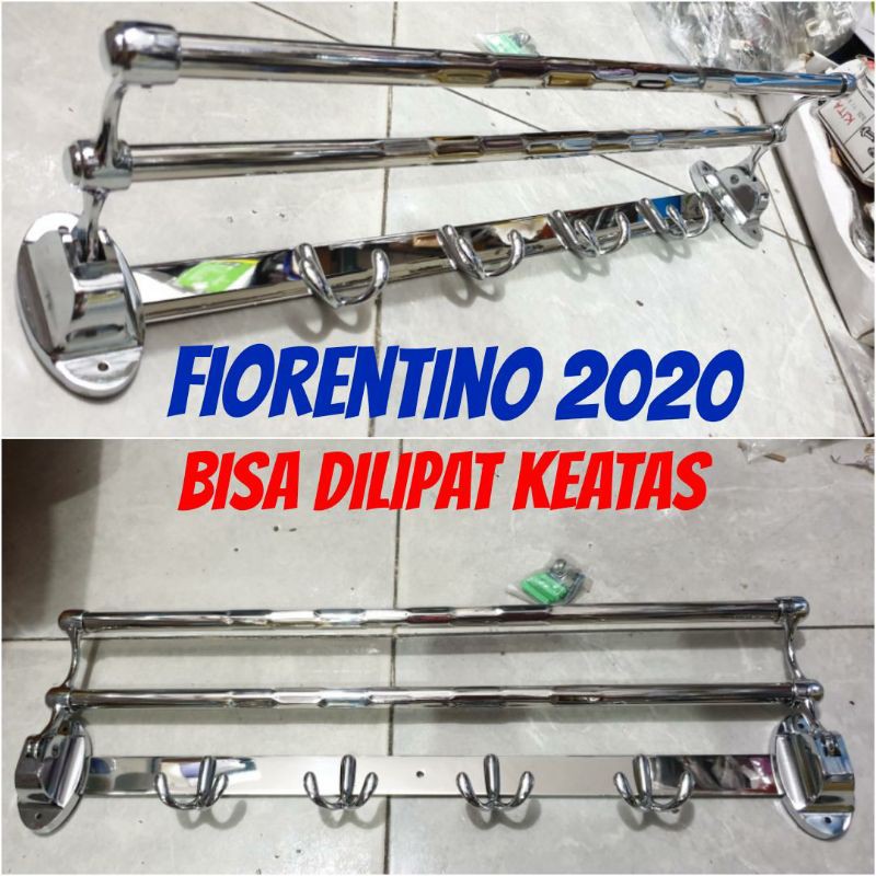 rak handuk lipat stainless fiorentino 2020 PROMO TERMURAH