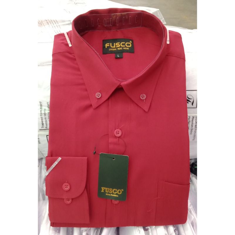 Kemeja Pria Polos Lengan panjang/Kemeja Formal Pria lengan panjang