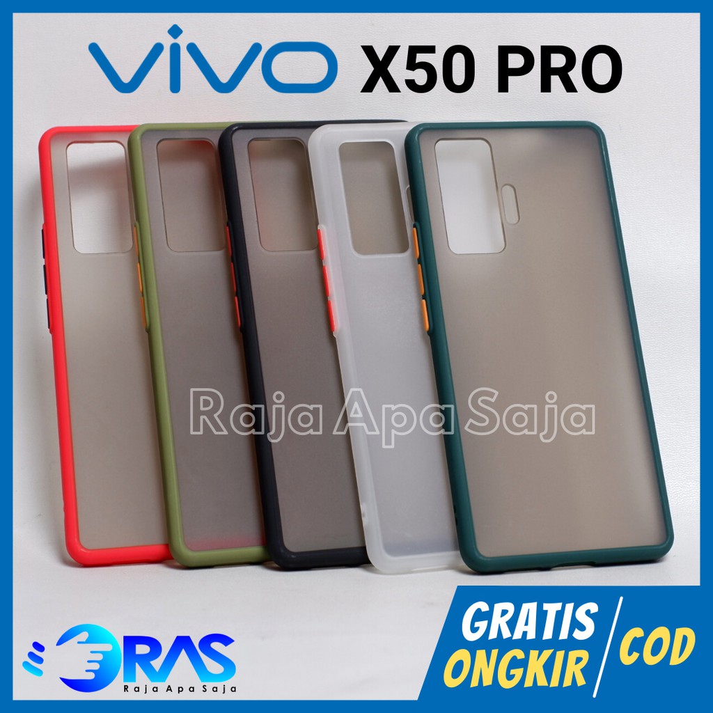 SOFT CASE VIVO X50 PRO - Softcase Casing Silicon Silikon Hardcase Kesing Cover HP Anticrack Ati Krek
