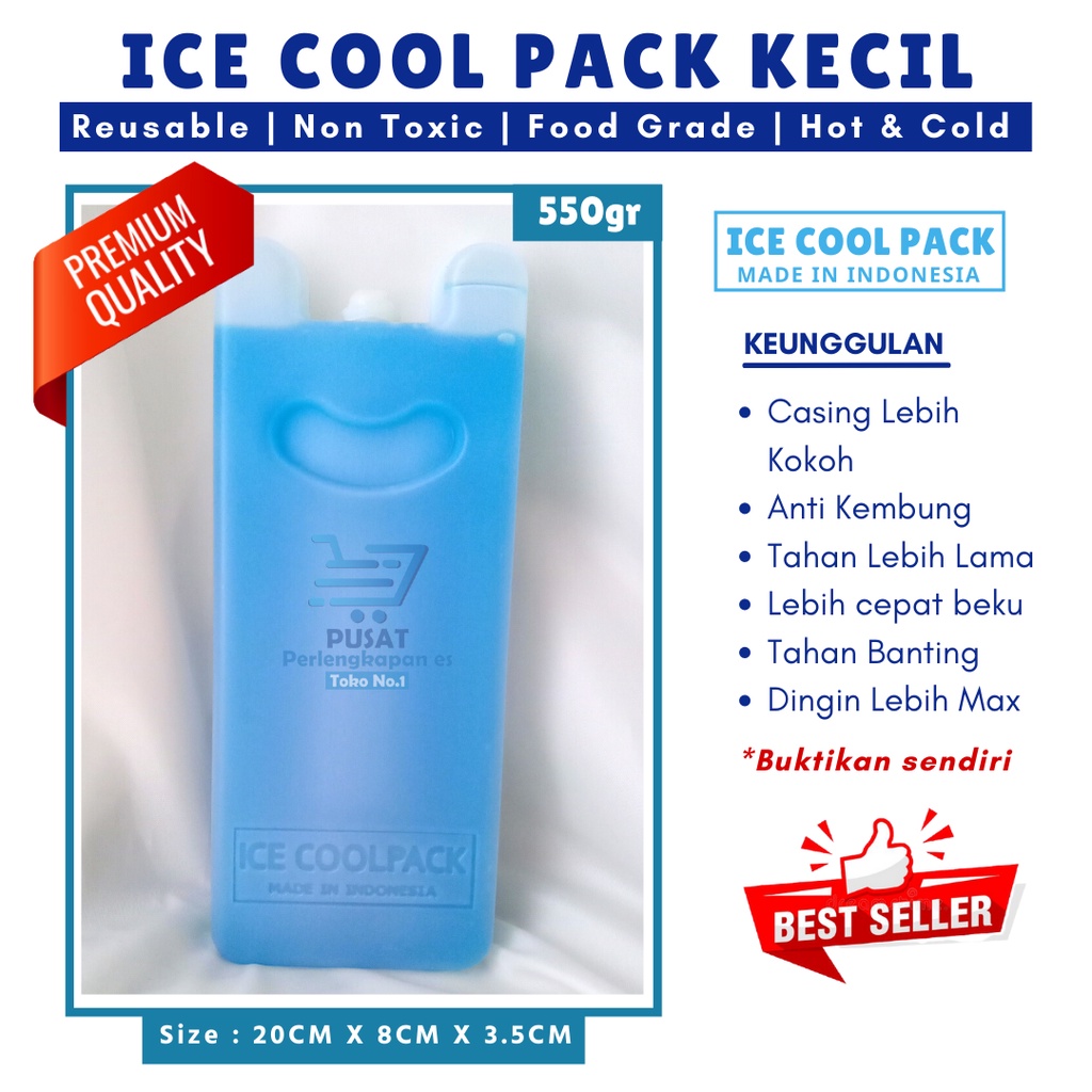 ICE PACK BLUE / PEMBEKU / PENDINGIN BOX MOBIL /  ICE PCK ASI / PLAT ES KRIM KELILING