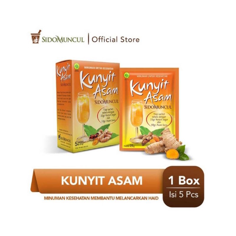 

SidoMuncul Kunyit Asam 5 x 25 g