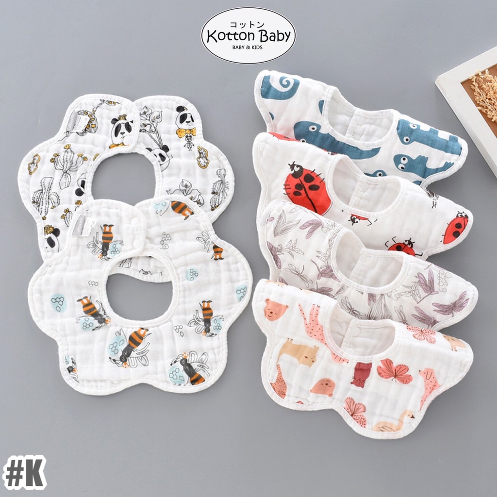 Premium BIB SLABBER BUNGA BAYI SET CELEMEK TATAKAN LIUR ANAK NMD K catalog