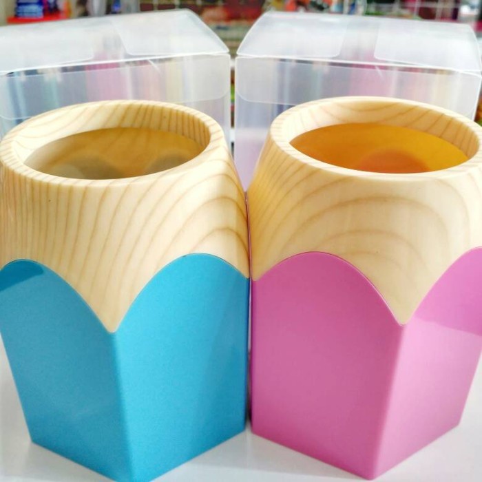 

CODE0A8 Tempat Pena/Pen Stand/Desk Set Bentuk Pensil Bagus Unik