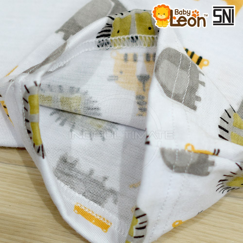 3in1 Topi Bayi Topi Kupluk Bayi BABY LEON 100% COTTON BH-96C Topi Anak isi 3 Pcs Baby Hat New Born