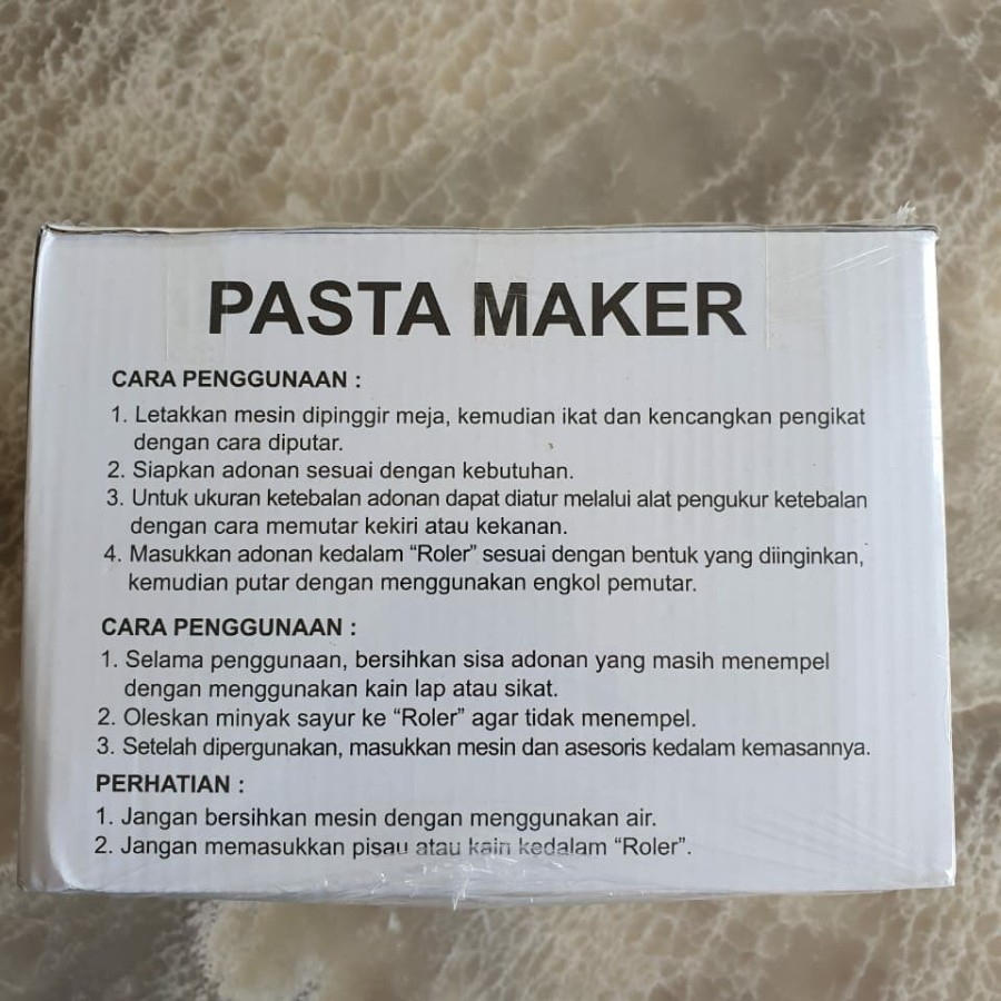 Mesin Pasta Maker Noodle Maker Pasta ATLAS Gilingan Mie Alat pembuat Mie / Molen / Pangsit 8150