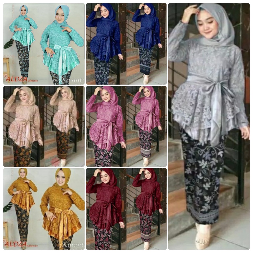 3 UKURAN M L XL SET BATIK BRUKAT KINANTI KONDANGAN FEHM