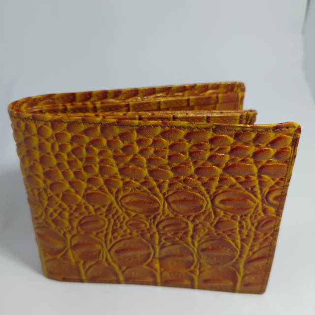 Dompet Kulit  Sapi Motif Buaya Pria Dompet Kulit Asli Dompet Cowok Laki Laki Murah Magetan