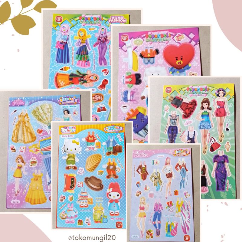 

STIKER PAPER DOLLS | STIKER KARTUN | STIKER | STIKER ANAK | 100% original [ bisa cod ]