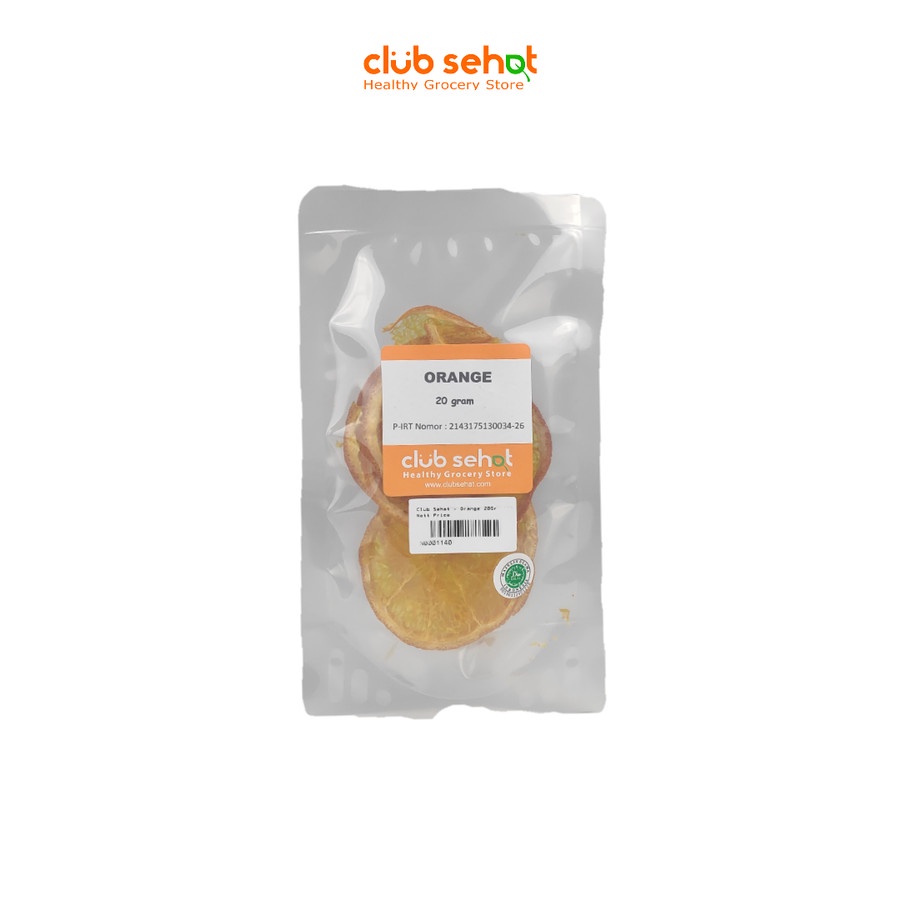 

Club Sehat - DRIED ORANGE SLICE 20GR
