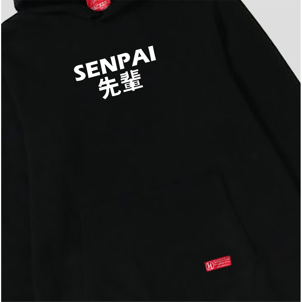 Sweater Hoodie Pria SENPAI japan style sweater fleece korean style HCKR x PANDAWA HOODIE