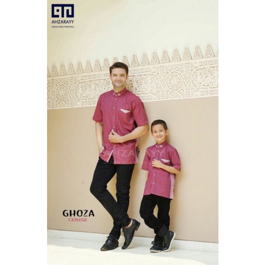 Baju Muslim Koko Couple Ghoza Dewasa by Ahzarayy