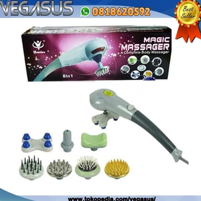 MAGIC MASSAGER A COMPLETE BODY MASSAGE 8 IN 1 ALAT PIJAT ADVANCE JMG