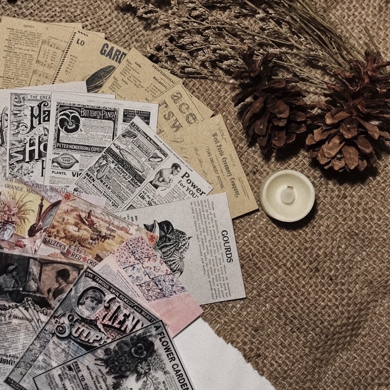 

Vintage Paper Craft Pack for Scrapbook Journaling | by veintage.id