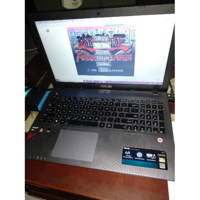 Notebook Gaming Asus X550ZE AMD FX fullset second