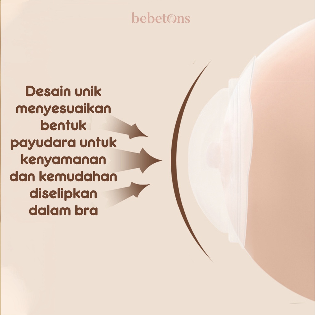 BEBETONS COUPE breastmilk collection shells / wadah penampung ASI silikon - 2PCS