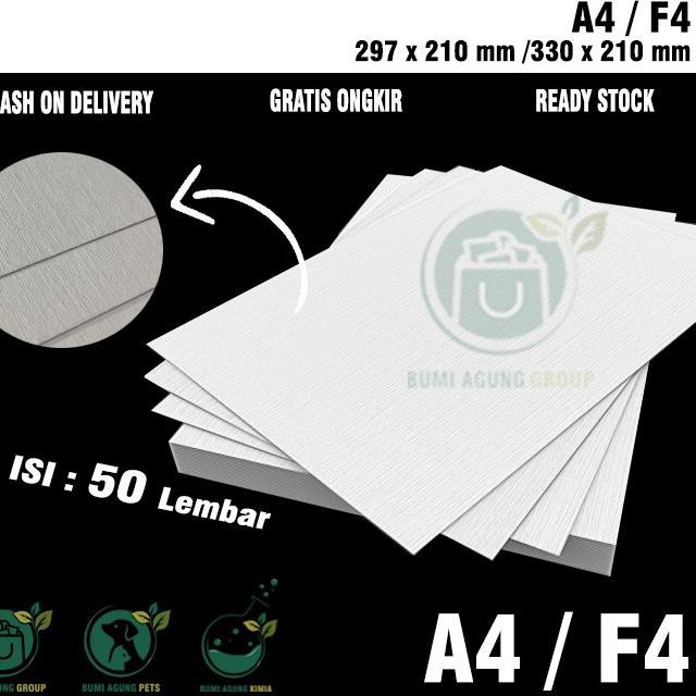 

Terlaris KERTAS LINEN JEPANG A4 F4 untuk sertifikat piagam 50 LEMBAR HCPromo ┌・ ➧