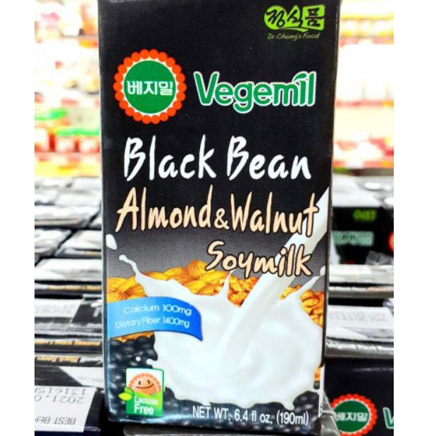 

Vegemil Black Bean Almond & Walnut Soymilk 190ml*