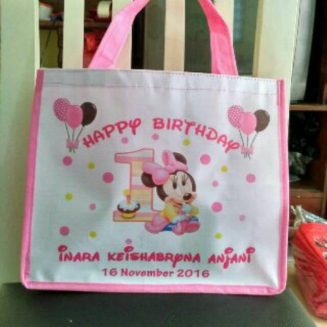 

Tas ultah souvenir tema micky DK_KTK002