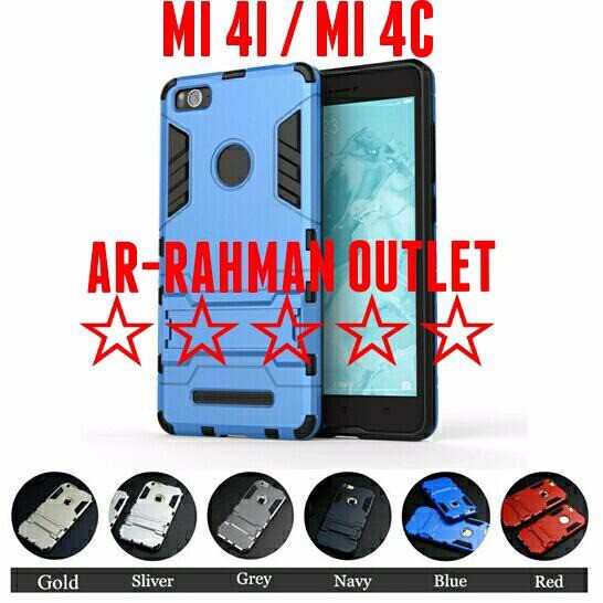 Casing standing Xiaomi mi4i mi4c armor case cover hardcase robot tranformer with stand kickstand ba